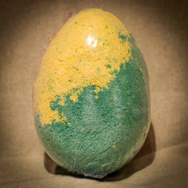 Green & Yellow dragon egg bath bomb