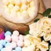 mini chill pill bath bombs yummy bubbles Pina colada chill pill mini bath bombs